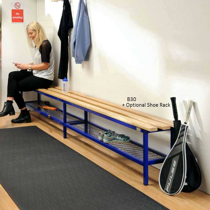 Versa Square Frame Bench With Optional Shoe Rack