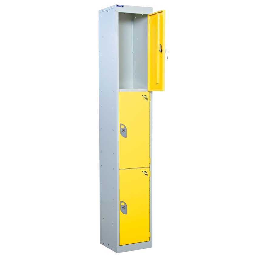 3 Compartment Locker - Open