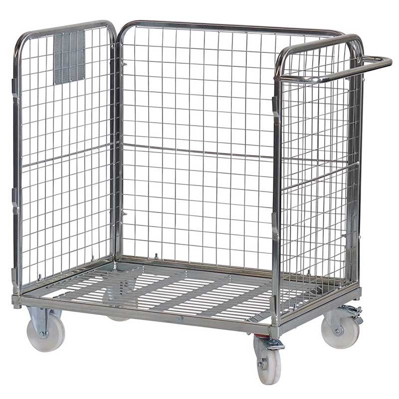 Warehouse picking trolleys