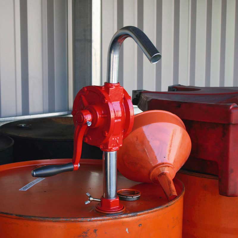TP54 In use with oil drum