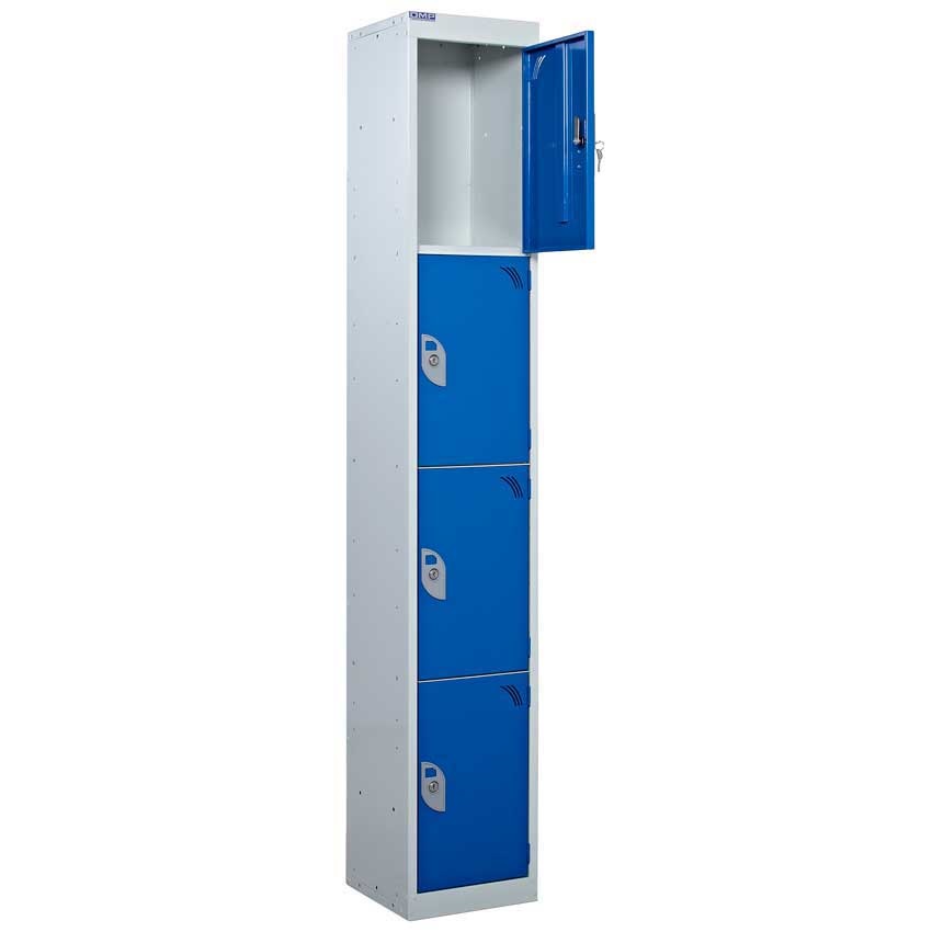 4 Compartment Locker - Open