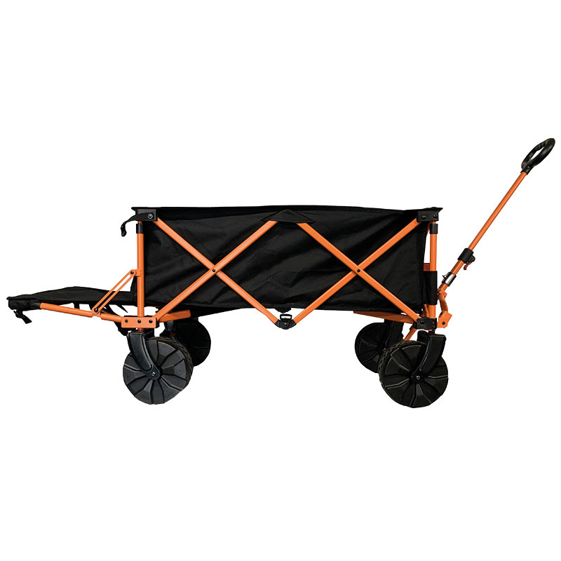 4-way folding cart with drop down end