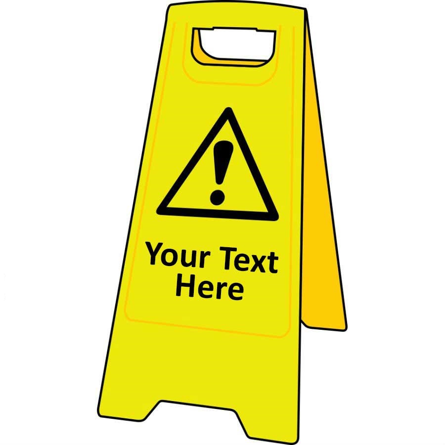 Example Floor Sign Stand