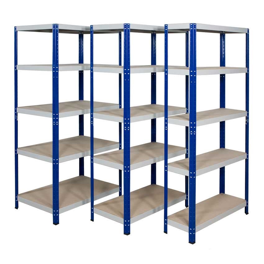 Clicka 265 shelving bays - 300, 450 and 600mm deep