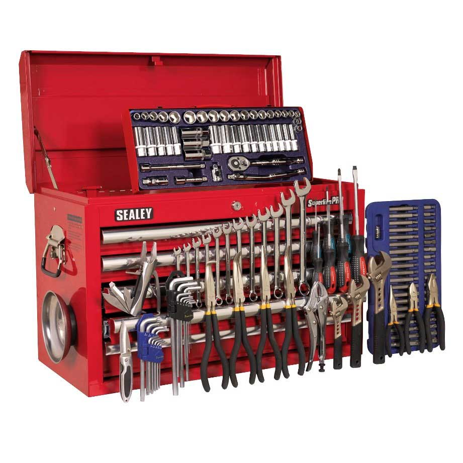 5 Drawer Tool Tool Box with 138 piece Tool Kit