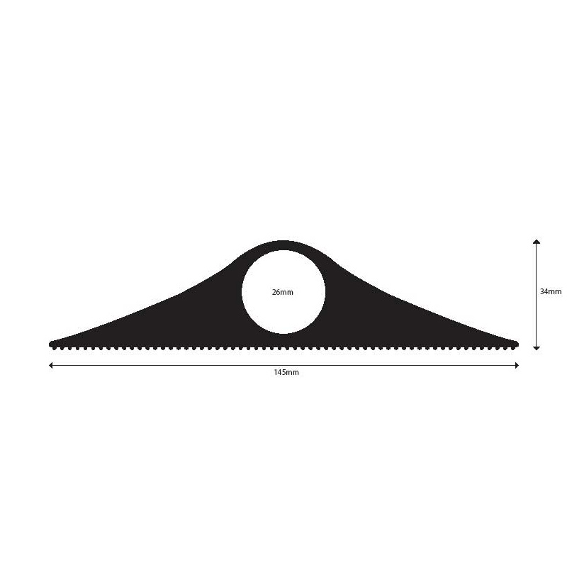 5m industrial cable protector profile