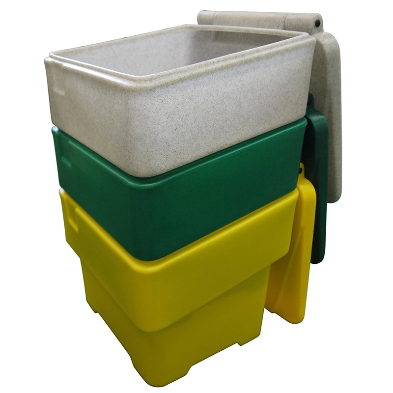 60L stackable grit bin