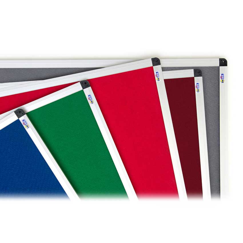 Available Felt Colours for Tamperproof Noticeboards