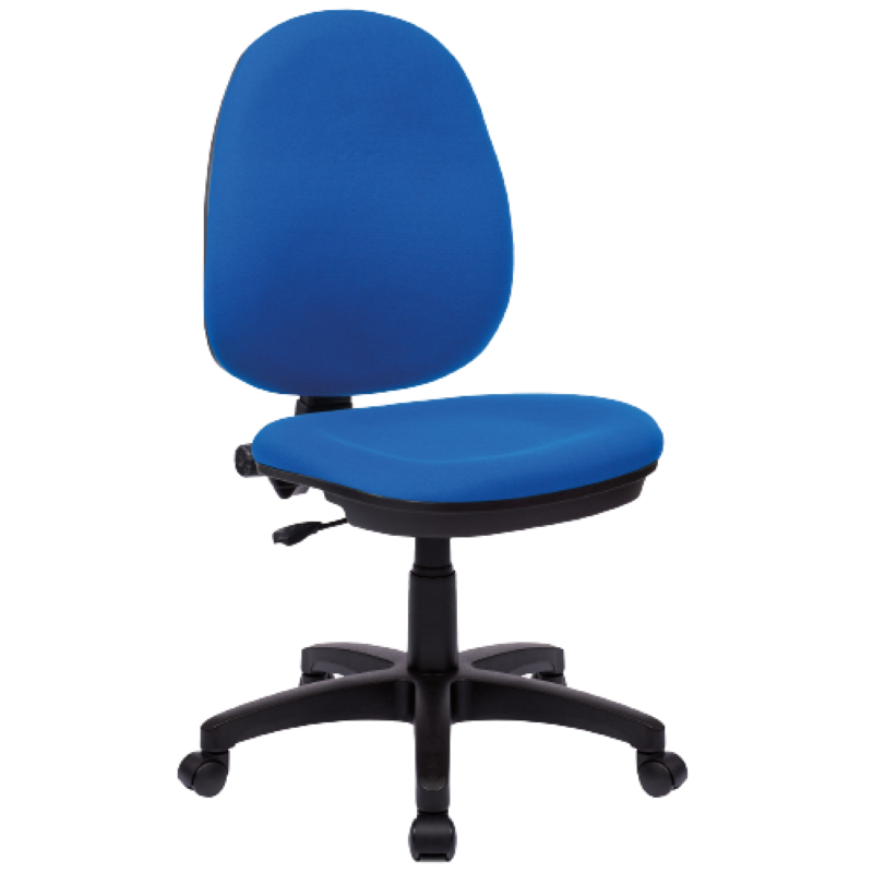 Single Lever Operator Chair in Blue and Black