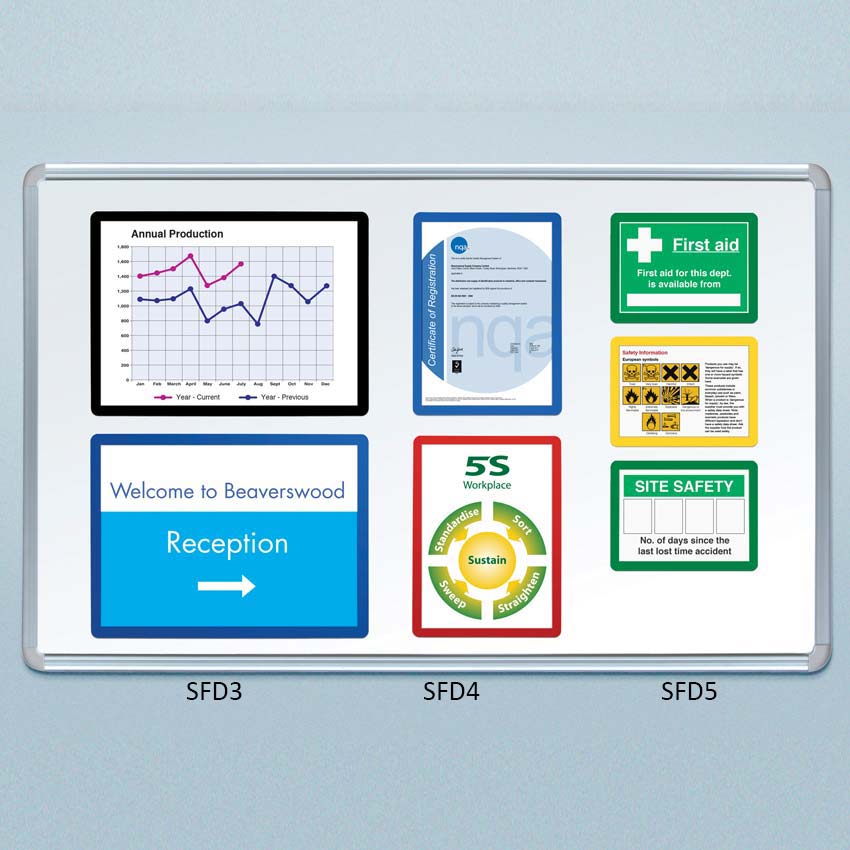 Various Sizes of the Self Adhesive Document Holders