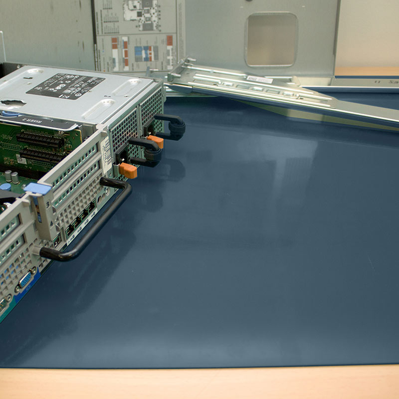 	ESD Anti-static double-layer matting - blue