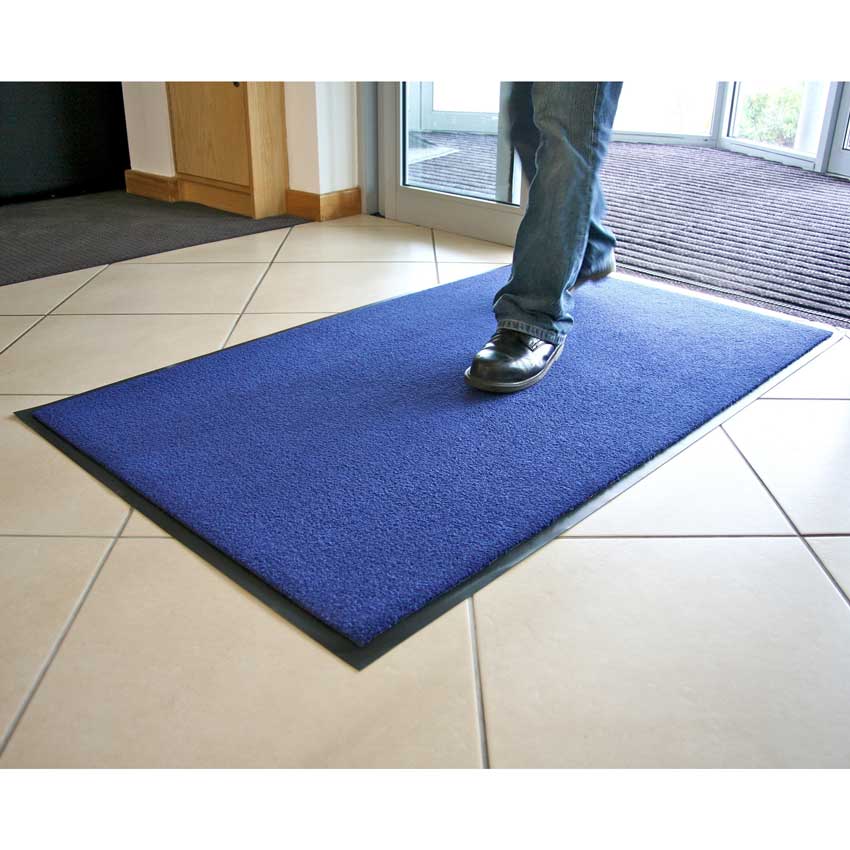 Entra Plush Entrance Mat - Blue