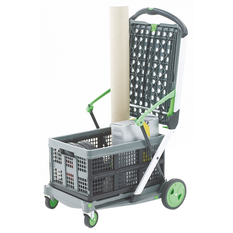 Folding Trolley In Use