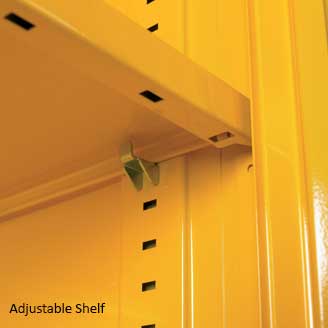 Hazardous Substance Cupboards - Adjustable Shelves