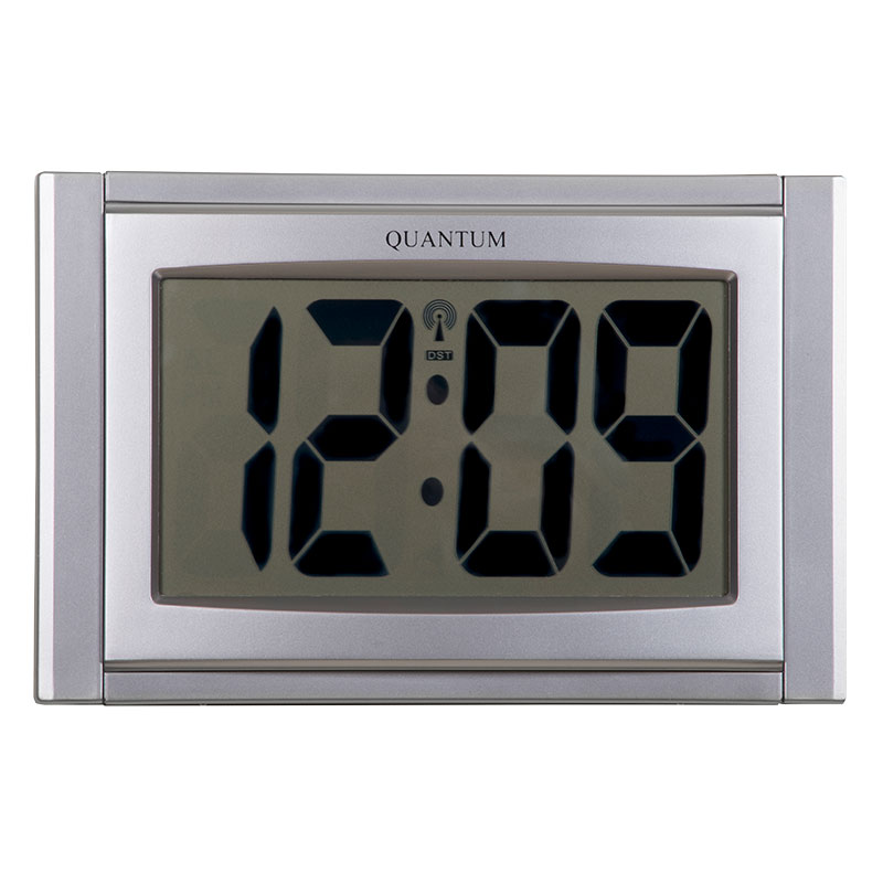 LCD Radio Controlled Wall Clocks