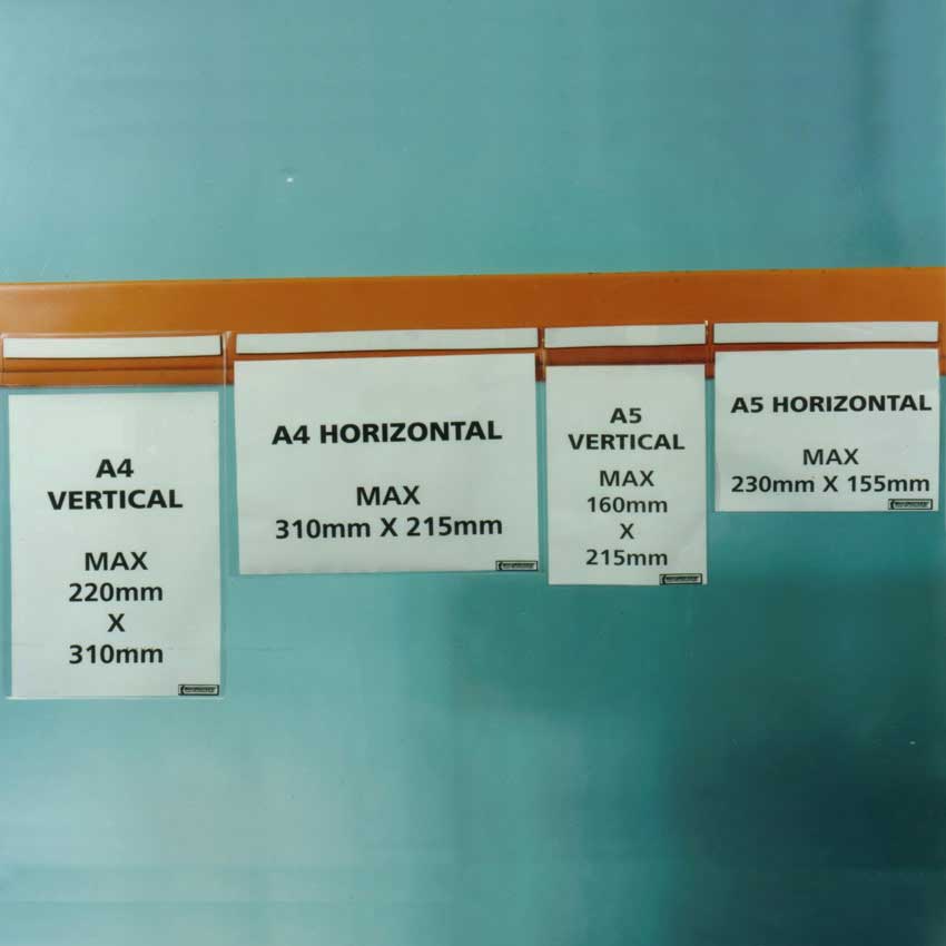 Document Storage Pockets Size Guide