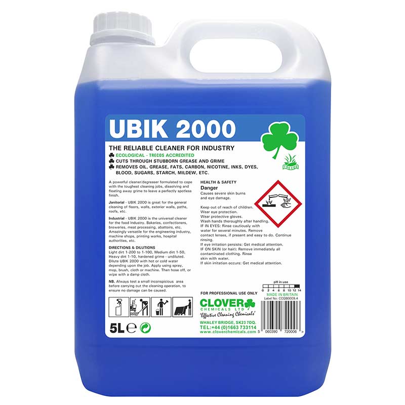 Industrial cleaning fluid
