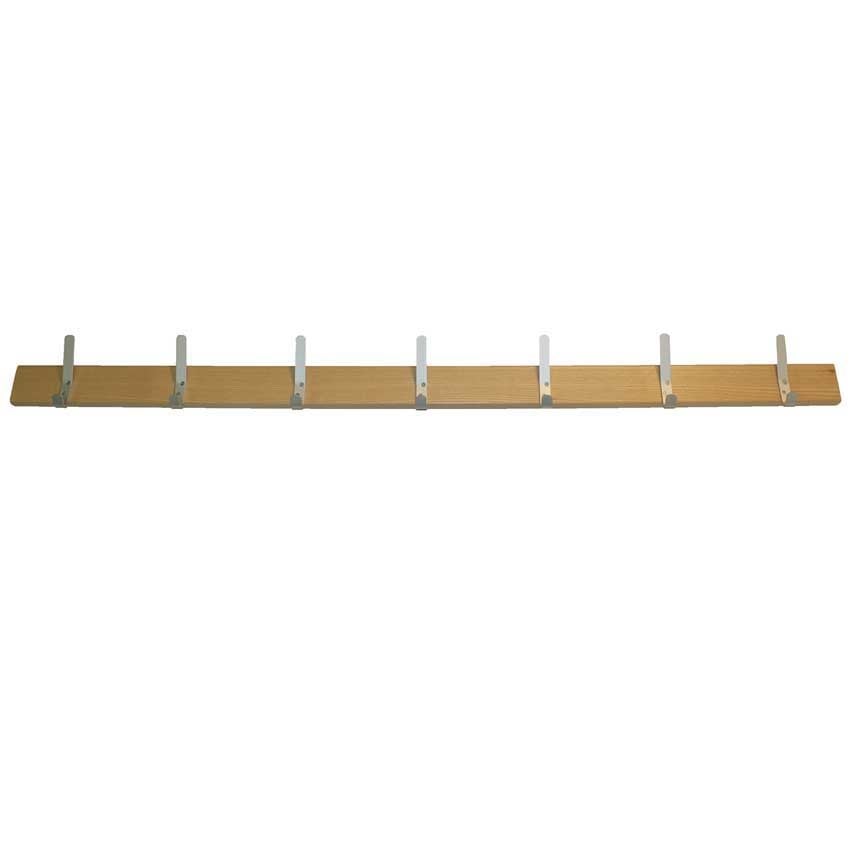 WH15 7 Hook Coat Rail