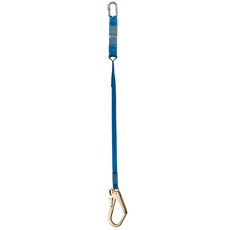 Webbing Fall Arrest Lanyard with Scaffold Hook