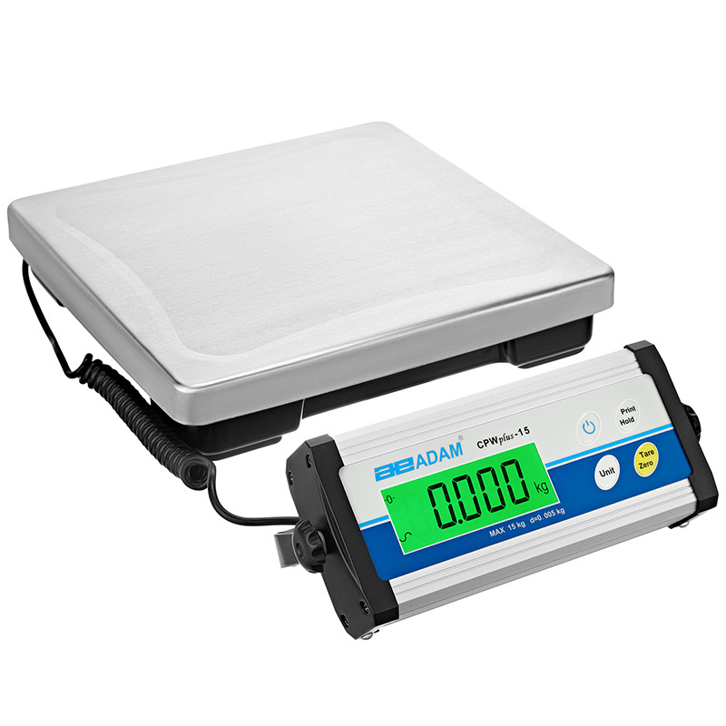 CPWplus stainless steel bench weighing scales with separate display unit