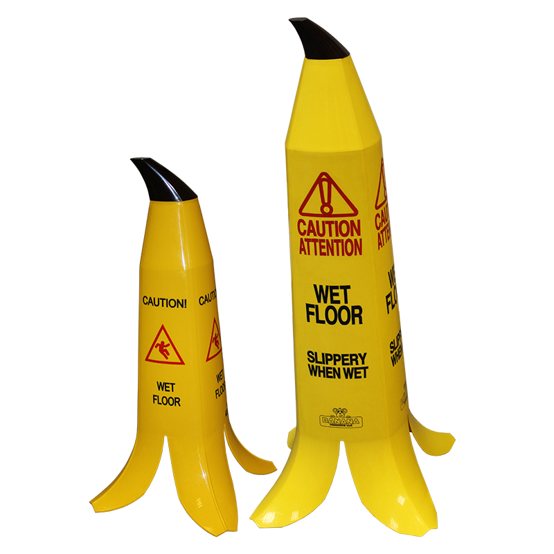 Banana Wet Floor Safety Sign Cones | ESE Direct