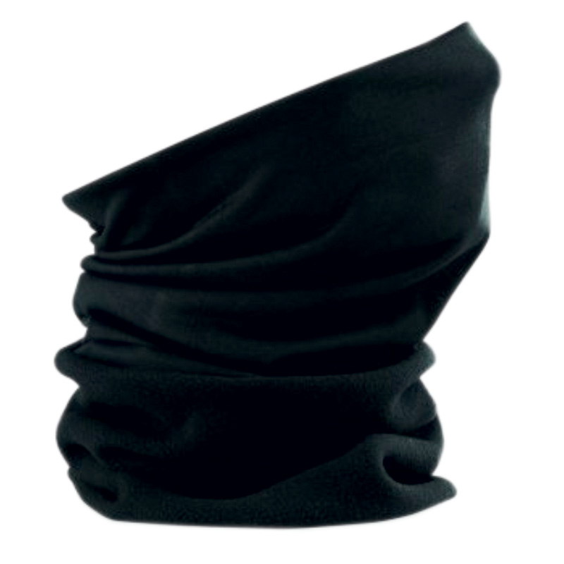 Black Seam-free Fleece Snood