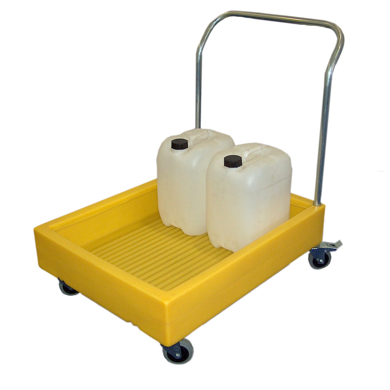 Chemical trolley, Container trolley, Bunded Trolley