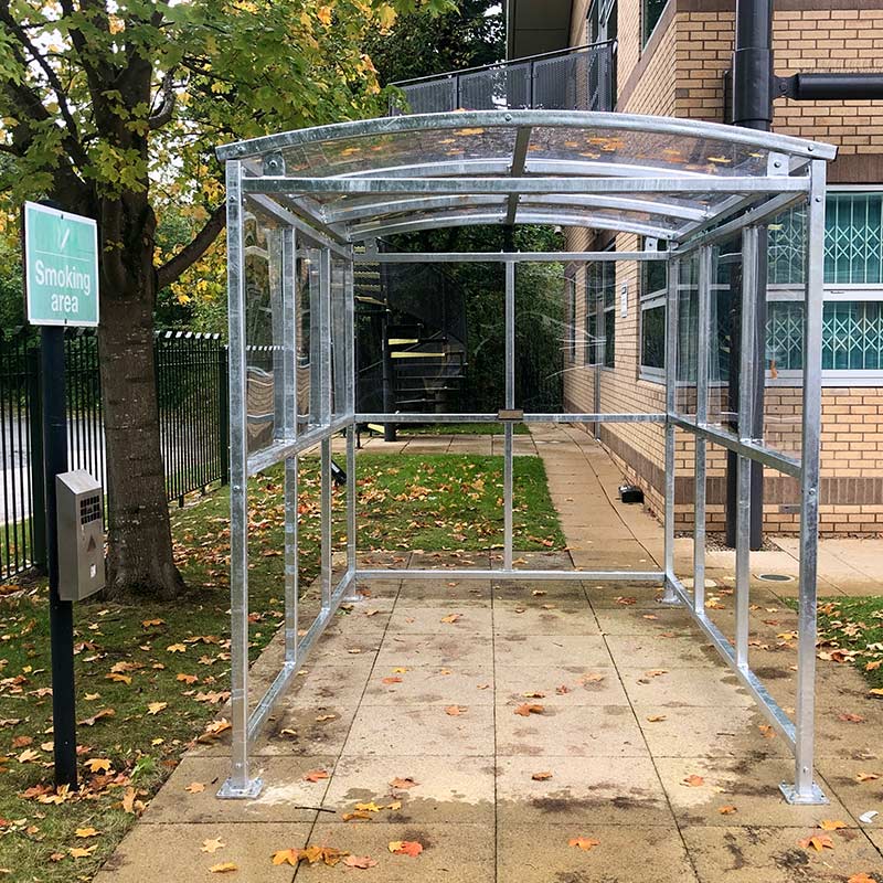 Burbank 3m galvanised smoking shelter