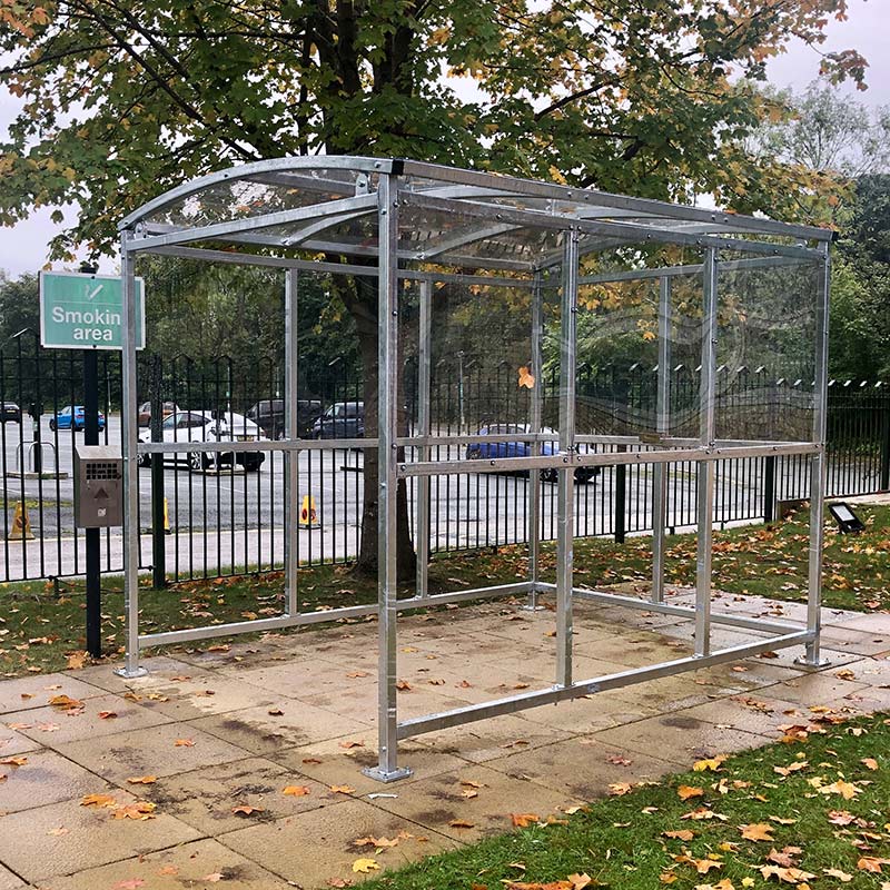 Burbank 3 metre galvanised smoking shelter