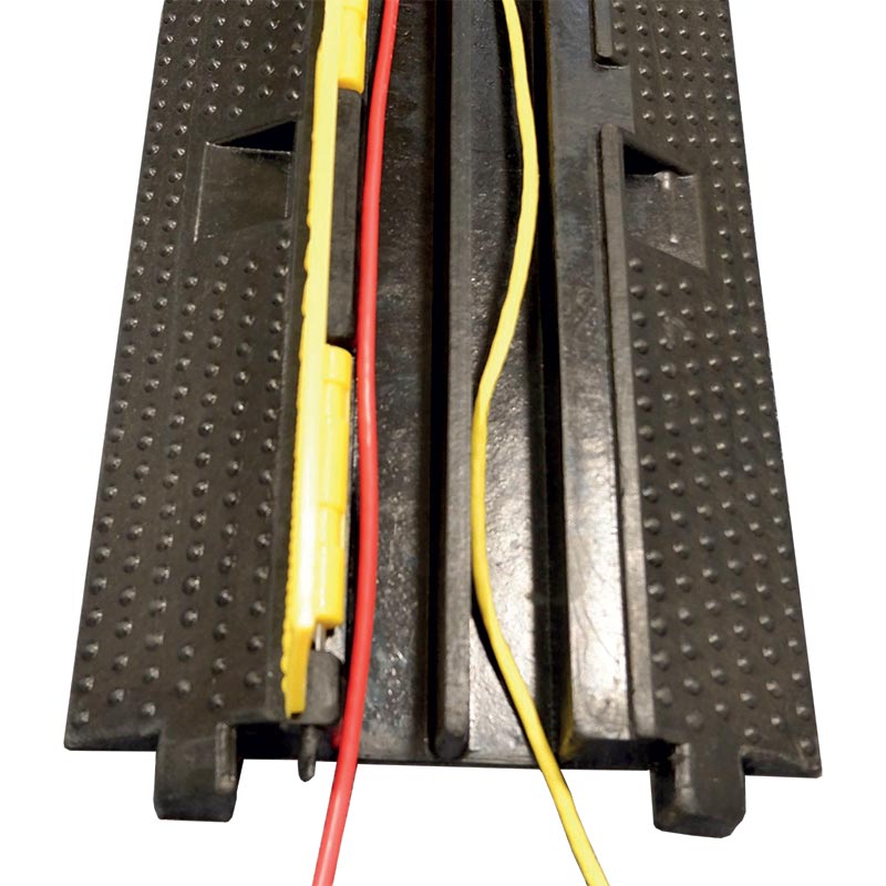 Cable cover for pedestrian use with 2 channels - E389529