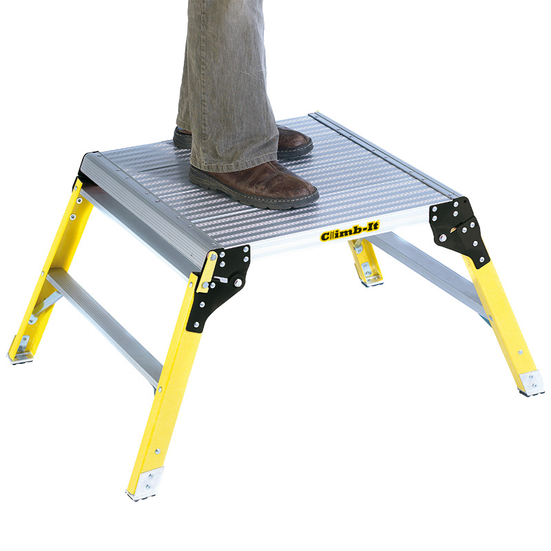 Climb-It Folding Aluminium Platform