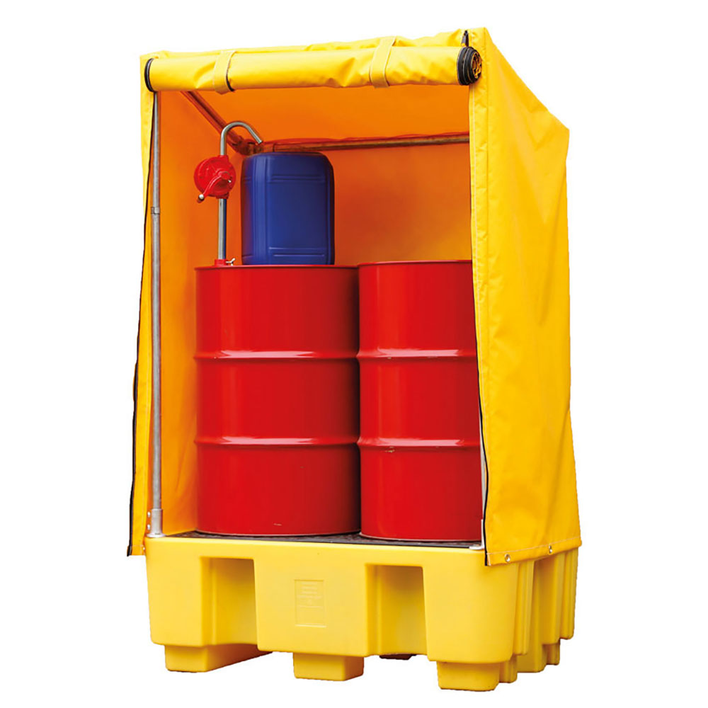 Covered IBC Containment Pallets