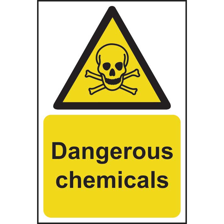Dangerous Chemicals Sign
