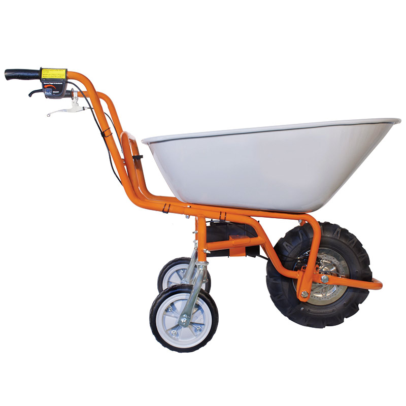 Battery-powered wheelbarrow