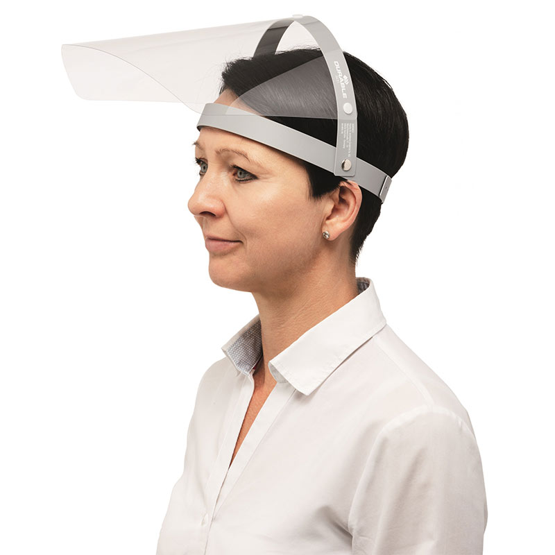 Face mask shield with lift-up visor