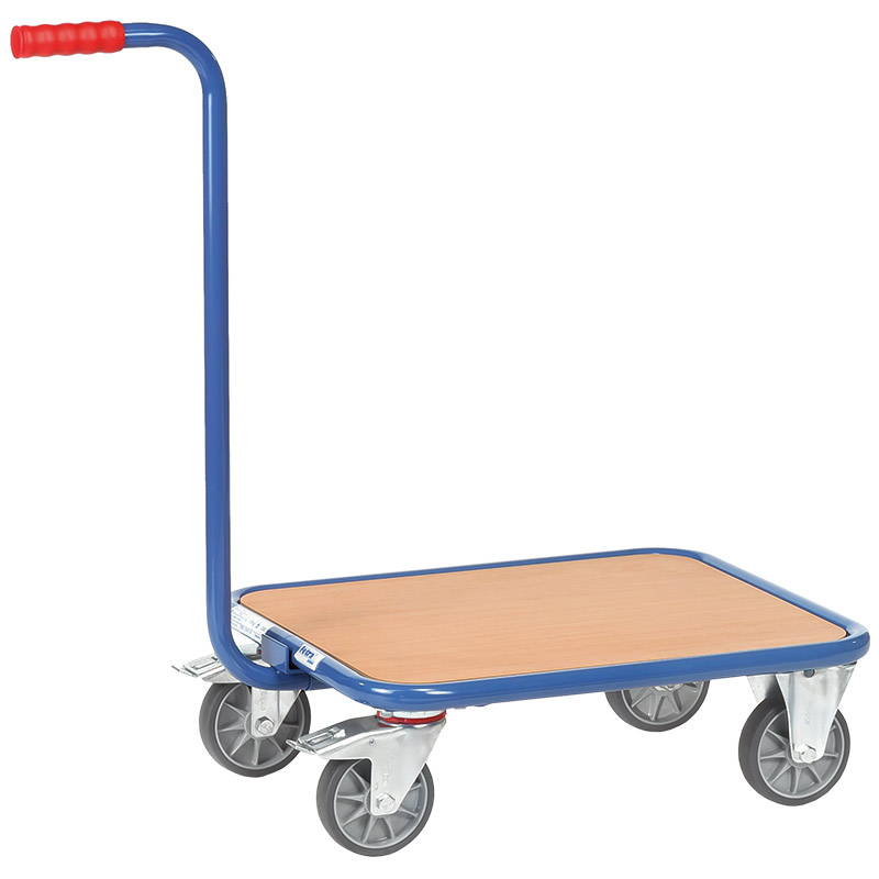 Fetra goose-neck platform trolley