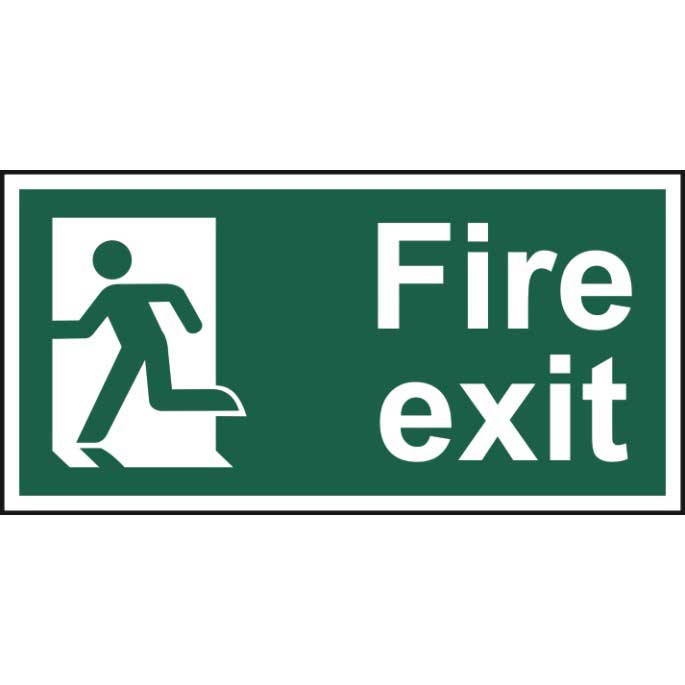 Fire Exit Left Sign
