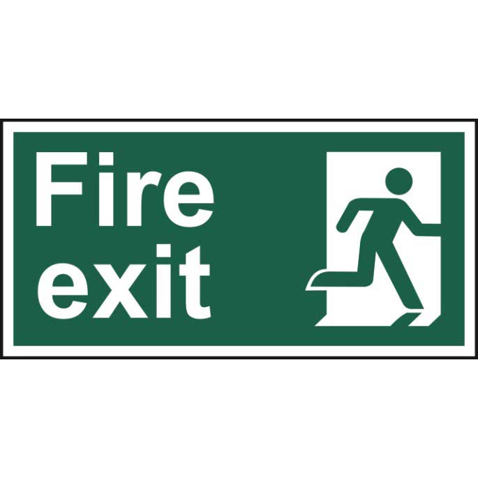 Fire Exit Right Sign
