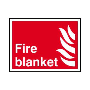 Fire Blanket Sign 150 x 300mm