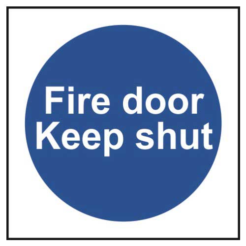 Fire Door Keep Shut Sign