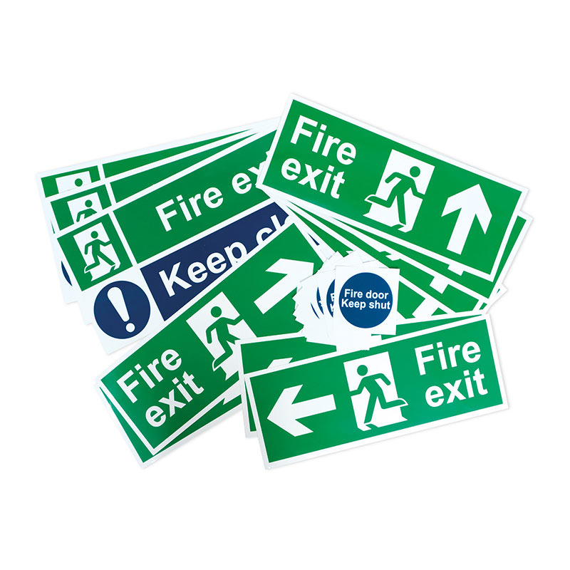 Fire Exit Sign Packs