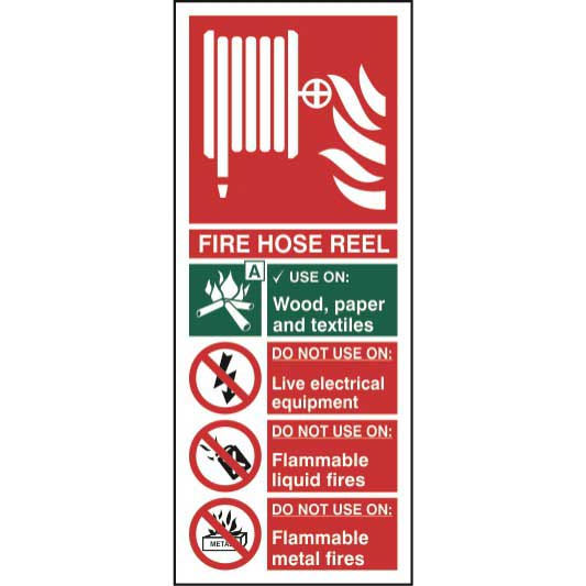 Fire Hose Reel Sign