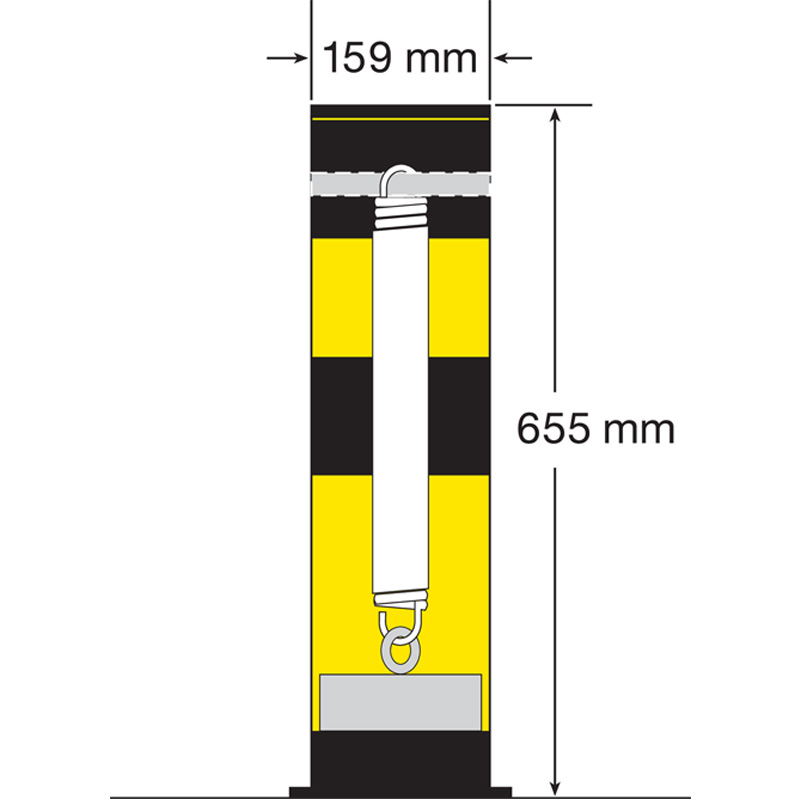 Flex Bollard for Heavy Duty Use