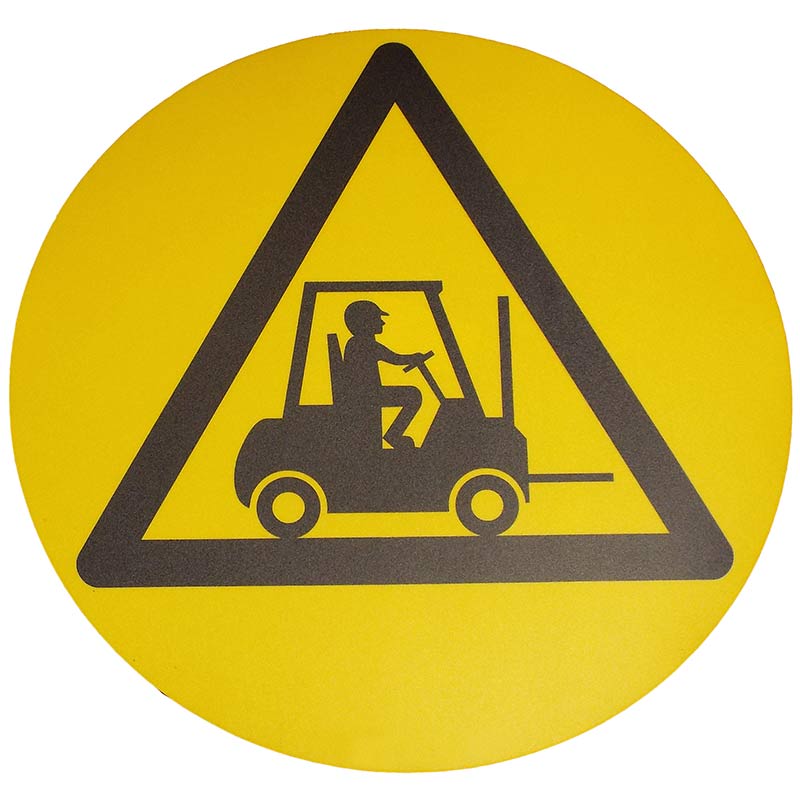 Forklift Truck Graphic Floor Marker