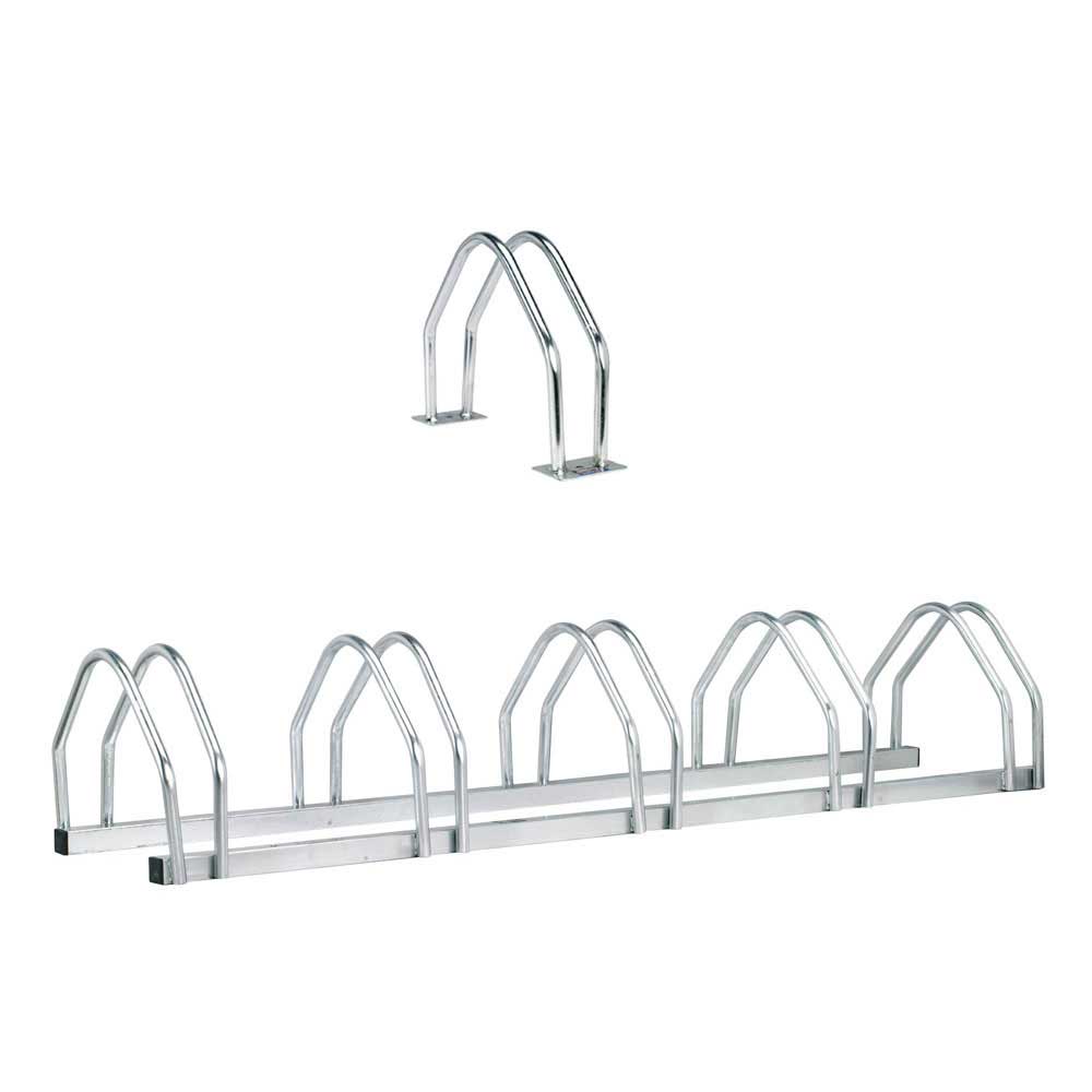 Galvanised Steel Floor Bike Racks