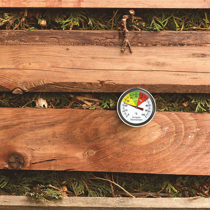 Garden compost thermometer