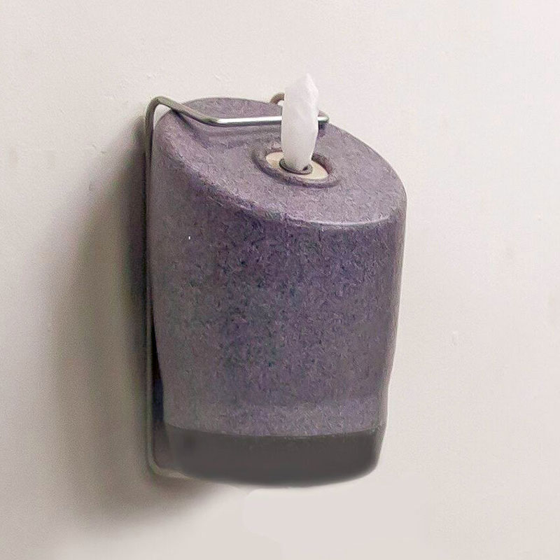 Granite effect anti-bacterial wipe dispenser wall mounted