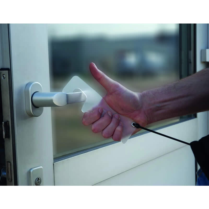 Door opener, non contact keypad operation