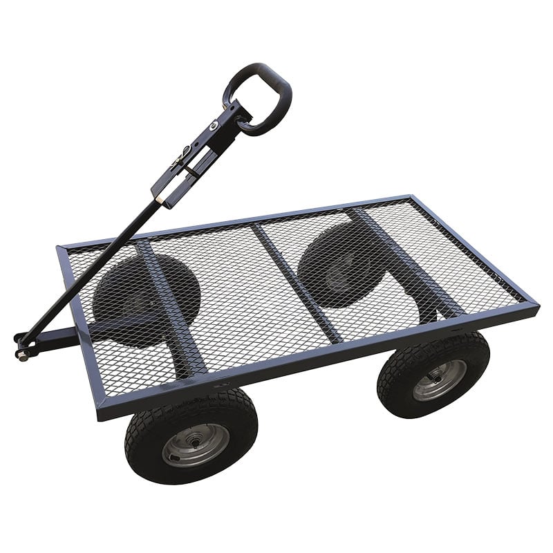Handy mesh platform tipping truck with plastic liner