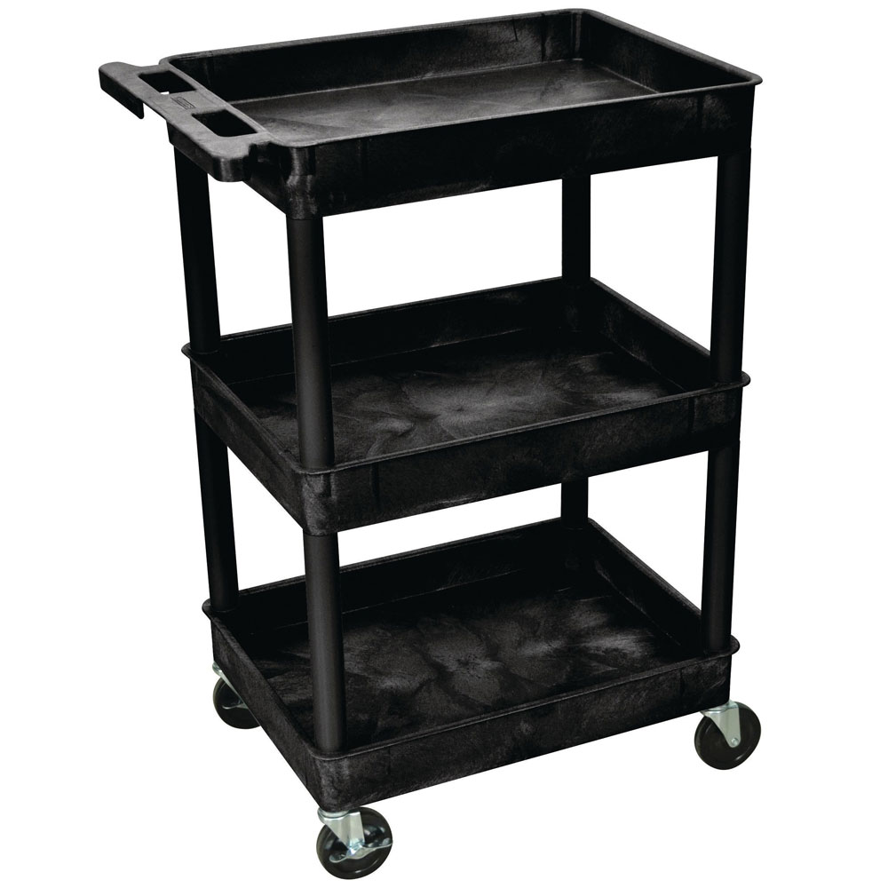 150kg Heavy-Duty Plastic Tray Trolleys